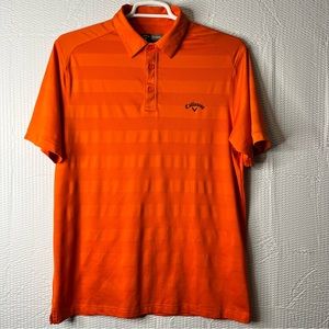 Callaway opti-dri Orange Golf Polo Size L